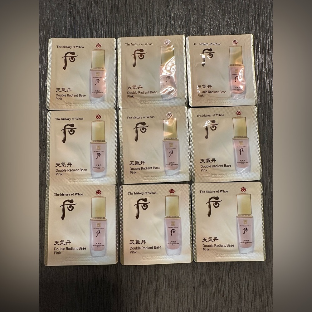 The history of Whoo Double Radiant Base Pink 1ml x 30pcs (30ml)